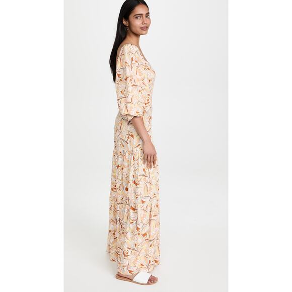 New Anthropologie L SPACE Bahia Dress RESORTWEAR $200 SMALL Soulshine Floral - Picture 5 of 9